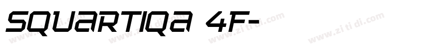 Squartiqa 4F字体转换 Squartiqa 4F字体转换
